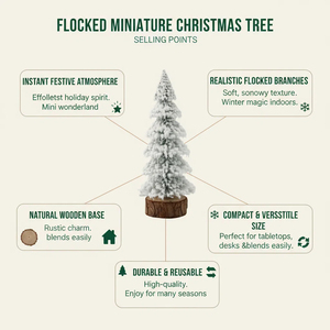 Sanwei Mini Nhân Tạo Tuyết Tùng Cây Giáng Sinh Cho Nhà Văn Phòng Đảng Bảng Trang Trí Nội Thất Lễ hội Cây Giáng Sinh - Product Image 6