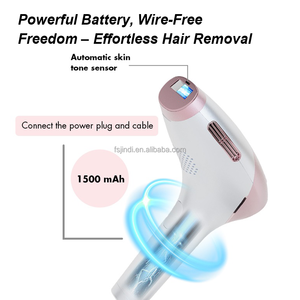 Nouvel appareil de beauté IPL Flash Ice Cool pour le rajeunissement de la peau, avec batterie intégrée, portable, rechargeable, épilation avec capteur de peau - Product Image 2