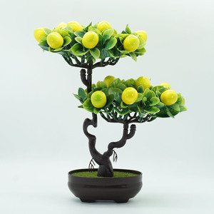 <span class=keywords><strong>Arbre</strong></span> fruitier artificiel en pot, bonsaï, faux mini-fruits en plastique, plantes, orange, champignon, citron, pêche, <span class=keywords><strong>fraise</strong></span>, décoration de mariage à domicile - Product Image 6