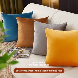 Cojín Cuadrado de Terciopelo Personalizable con <span class=keywords><strong>Relleno</strong></span> de Algodón PP <span class=keywords><strong>para</strong></span> Respaldo de Sofá <span class=keywords><strong>y</strong></span> Soporte Lumbar, Uso en Sala de Estar - Product Image 2