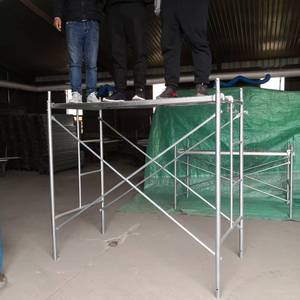 פיגום נייד איכותי במיוחד, פלטפורמת עבודה ניידת, מסגרת סולם ניידת, פיגום מתקפל מפלדה - Product Image 5
