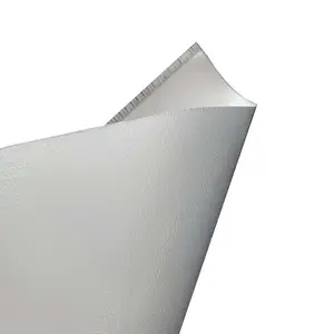 Tissu enduit de silicone ignifuge de fibre de verre de résistance à hautes températures de matériau d'isolation