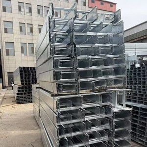 Custom Size Hot-Dip Galvanized Steel Cable Ladder Tray for Factory Electrical Wiring with Corrosion Resistant - Product Image 1