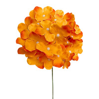 Bouquet d'hortensias artificiels en soie européens, best-seller transfrontalier, pour la décoration de mariages, d'hôtels et l'embellissement de la maison