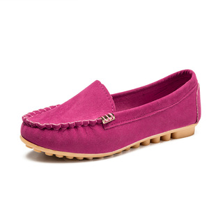 Chaussures Plates <span class=keywords><strong>Femme</strong></span> en Cuir PU Souple, Mocassins Loafers Confortables pour Mères, Chaussures de Conduite Décontractées pour Femmes, Grandes Tailles - Product Image 3