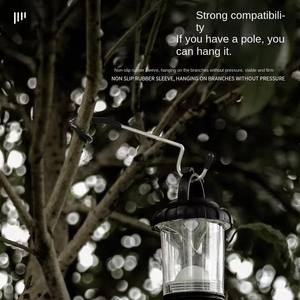 Gancho Multifuncional para Poste de Luz de Camping, Mini Gancho Antideslizante de Acero Inoxidable, Gancho de Almacenamiento Tipo Cola de Cerdo - Product Image 3