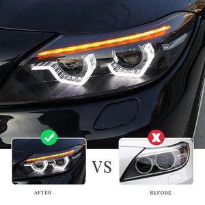 Accessoire automobile, barre lumineuse LED pour voiture BMQD98, abat-jour, coques de lampe, masques, ampoule stroboscopique 55W pour BMW Z4 E89 2006 - Product Image 6
