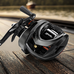 Mulinello da Pesca HASIDA Giu 99 Carbon <span class=keywords><strong>BFS</strong></span> con Freno Magnetico a Sospensione Dinamica 3D, NMB SIC BB, Rapporto 8.1:1, Potenza di Trascinamento 4KG - Product Image 1