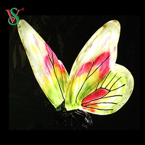 Decoración de Jardín para el Hogar, Escultura Grande de Fibra de Vidrio Artificial Realista, Accesorios Luminosos, Hermosa Estatua de Mariposa con Soporte - Product Image 6