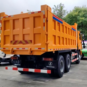 Venta al por mayor de fábrica: Camiones volquete Shacman usados de servicio pesado estándar 6x4 371HP Euro2 con volante a la izquierda, diésel - Product Image 4