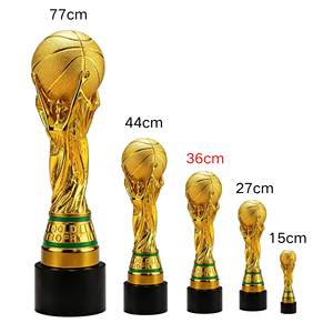 Trophée Coupe Héraclès 2026 Édition États-Unis-Canada-Mexique en Résine Imprimée UV, Couleurs Personnalisables, Logo, Décoration Commémorative pour Supporters de Football - Product Image 5