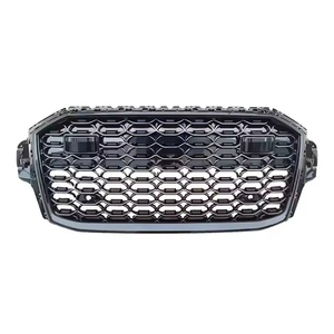 Calandre avant nid d'abeille style <span class=keywords><strong>RSQ7</strong></span> noir brillant avec ACC pour Audi Q7 SQ7 4M.5 2020 2021 2022 2023 - Product Image 3