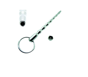 Ribbed Urethral <b>Plug</b> Catheter Clamp Stainless Steel CE - Product Image 1