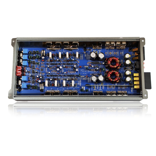 Sound Quality Car Stereo Amplifier 4 CH RMS 100W Amp Full Range Peak 4800W Class AB Car Amplifier 4 Channels