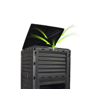 Composteur de jardin en plastique pas cher, directement de l'usine, pour l'extérieur - Product Image 4