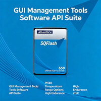 Advantech Industrial SSD SATA de 2.5 Pulgadas SQF-S25 650 AES256 OPAL con Protección contra Escritura LDPC RAID ECC STLC IPC Integrado