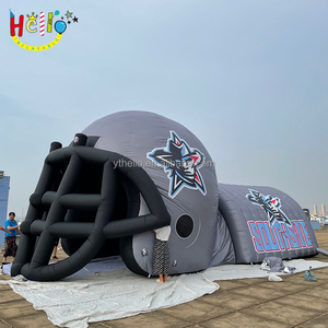 Tunnel de sport gonflable géant pour l'extérieur, populaire, pour jouer au <span class=keywords><strong>football</strong></span> américain, <span class=keywords><strong>casque</strong></span> personnalisé - Product Image 1