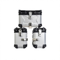 Support de rangement pour moto Wuji 300DS en alliage d'aluminium, trois boîtes arrière/latérales/à bagages, capacité 38L et 45L