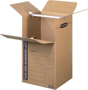 Nhiệm Vụ Nặng Nề 18 "20" 24 "26.25" Lớn Tủ Quần Áo Di Chuyển Hộp Với Thanh Cho Treo Quần Áo - Product Image 1