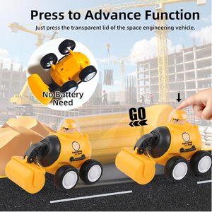 IOMDRWU Construction <b>Toys</b> 3+ Years Old Press Go Engineering Friction Inertia Car Boys Kids Toddlers <b>Trailer</b> Model MC02-5 - Product Image 5