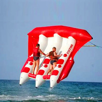 Jeu d'eau Flotteurs gonflables en forme de banane Radeau de surf Poisson volant gonflable Bateau banane