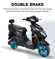 2000W Electric Motor Bike Scooter Durable Bicicleta Electrica Rear Hub Motor E Moto Motorcycle bicycle