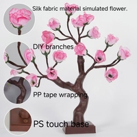 Lampe LED en forme de rose, veilleuse décorative, lampe de table esthétique pour chambre à coucher, chevet, mariage, Saint-Valentin