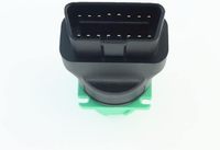 OBD2 mâle à J1939 femelle ABS PVC adaptateur conducteur en cuivre ABS/cuivre lecteur de Code pour voitures camions 1 an de garantie faisceau de câblage