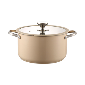 Corea colorido Metal cocina hogar SS304 utensilios de cocina de doble fondo de acero inoxidable sopa y ollas con tapa - Product Image 1