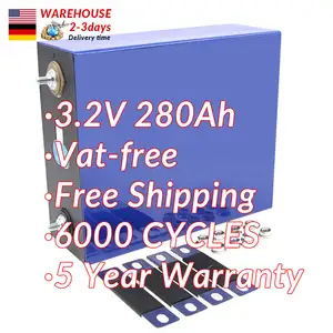 6000 Times Cycles Lf280k 3.2v 280 320 Ah Lifepo4 Cell Grade A 3.2 V 200ah 230ah 320ah 280ah Lifepo4 Lithium Ion Batteries