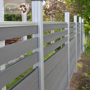 Diseño personalizado al aire libre <span class=keywords><strong>con</strong></span> <span class=keywords><strong>madera</strong></span> <span class=keywords><strong>de</strong></span> plástico wpc paneles <span class=keywords><strong>de</strong></span> la cerca <span class=keywords><strong>de</strong></span> composición <span class=keywords><strong>de</strong></span> esgrima - Product Image 2