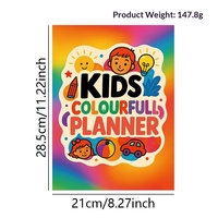 Bunter Spiral-Geschenk-Tagesplaner für Kinder