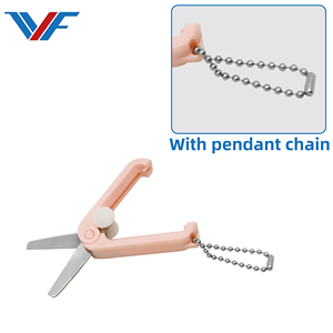 Mini Có Thể Gập Lại Có Thể Thu Vào An Toàn Kéo Kích Thước Nhỏ Handmade Nhựa Lưỡi Sinh Viên Thêu Carry-Có Thể Cắt Giấy Công Cụ - Product Image 4