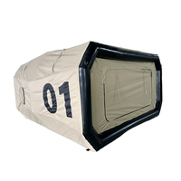 Tente de camping automatique gonflable quatre saisons en Oxford, grande, résistante au vent, imperméable et respirante pour la nuit en extérieur