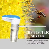 Vaporisateur Électrique Anti-Mites Varroa pour Abeilles, Outil d'Apiculture, Fumoir pour Ruche, Gestion des Abeilles, Brumisateur pour Abeilles, Contrôle du Varroa