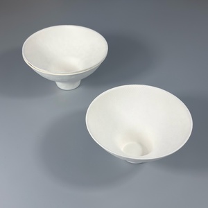 350ml Premium Cellulose Dishes Paper Bowls and Plates Single-use Feeding Bowls Convenience and Eco-friendliness