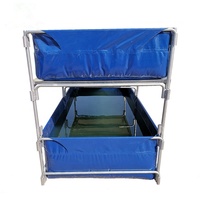 Réservoir en plastique PVC haute densité pour l'élevage de poissons et de crevettes, longue durée de vie