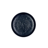 Assiettes en mélamine noire sans BPA, écologiques, réutilisables, en plastique non toxique, logo personnalisé sur le dos, compatibles lave-vaisselle, qualité alimentaire