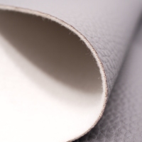 Cuir PVC de 1.0mm d'épaisseur-Support brossé et grande texture litchi, durable et imperméable pour canapé, sacs et chaussures