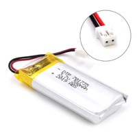 Batterie lithium-ion rechargeable certifiée KC CE 3,7 V, cellule de batterie lithium-ion 701735, batterie polymère lithium 380 mAh pour lampe de bureau