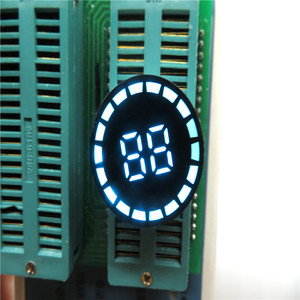 Dos pantallas LED digitales de <span class=keywords><strong>7</strong></span> segmentos para electrodomésticos Tubos digitales LED redondos modernos - Product Image 3