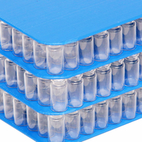 Feuille de plastique ondulé Corflute Mulflute en polypropylène cannelé de découpe Séparateur de bouteilles PP Couche de palettes