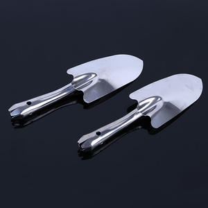 Double Pine Mini Stainless Steel Shovel Small Flower <b>Spade</b> <b>For</b> Gardening Planting Potted Plants Metal <b>Handle</b> And Blade - Product Image 4