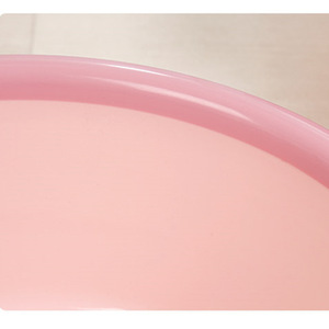 Lavabo Redondo Rosa de Plástico PP de Gran Capacidad para Lavar Verduras y Pies, Uso en Dormitorios Estudiantiles - Product Image 1