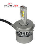 Ampoule de phare LED H4 65W 6000K 6500LM 12V, compatible universel, lumière LED intelligente à intensité variable pour voiture