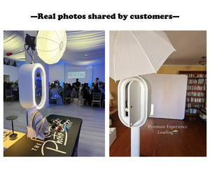 Photobooth portable <span class=keywords><strong>en</strong></span> aluminium Easy Move, design compact, ventilateur de refroidissement intégré et trous de fixation pour flash externe, compatible iPad. - Product Image 6