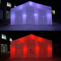 Tente de fête gonflable portable pour discothèque, bar, tente de fête gonflable, tente de discothèque gonflable à LED, en vente