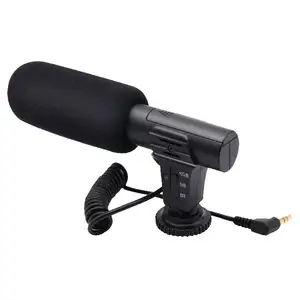 MAMEN 3.5mm Audio Plug Camera DSLR Digital Video Camcorder VLOG Professional Condenser Recording Microphone Studio For Interview