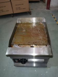 Plancha Eléctrica Comercial, Parrilla Antiadherente de 2KW para Desayunos, Panqueques, Hamburguesas, Tocino, Ideal para Pequeños Restaurantes y Cafeterías - Product Image 4