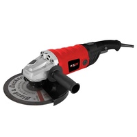 Meuleuse d'angle 230 mm haute puissance 2200 W homologuée CE GS, 6500 tr/min, outil de découpe, de meulage et de polissage des métaux pour usage industriel